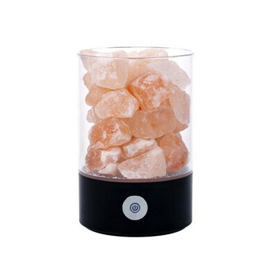 

Gobestart Himalayan Natural USB Plug Crystal Rock Night Light Salt Lamp Ionic Air Purifier