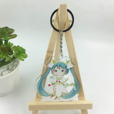

CAR-TOBBY Hot Japan anime Hatsune Miku Kagamine rubber Keychain Key Ring