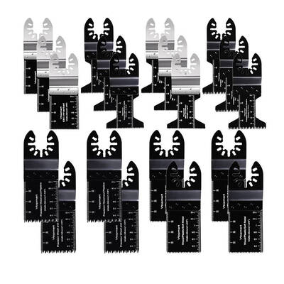 

20PCS Saw Blade Oscillating Rotary Multitool Wood Cutting Grinding Sanding Set for Demolition Plumbing