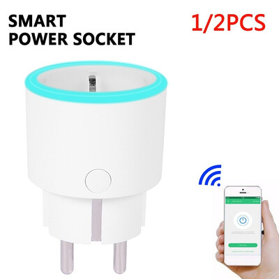

12PCS EU Plug Smart WIFI Socket APP Remote Control Timing Switch Multiple Security Protection Smart Plug
