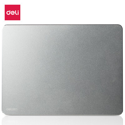 

Deli deli metal non-slip mouse pad office game aluminum mouse pad silver 83000