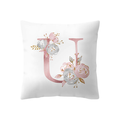 

JPGIF 45x45 cm Kinder Zimmer Dekoration Brief Kissen Englisch Alphabet pillowcases