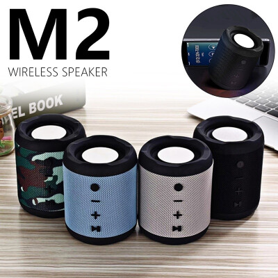 

M2 Mini Bluetooth Low Speaker Speaker Portable Outdoor Speaker Stereo Wireless Column Speaker Support TF FM USB AUX