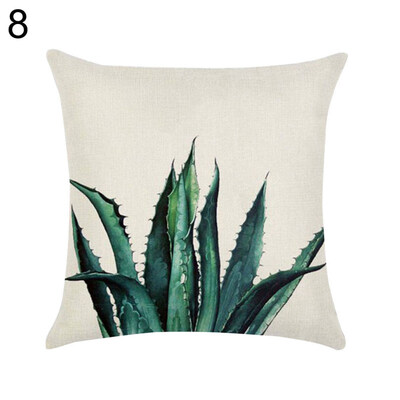 

Monstera Leaf Square Linen Pillow Case Cushion Cover Sofa Bed Car Office Decor