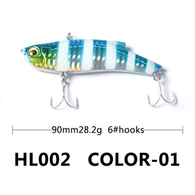 

Lure 9cm Hard Bait Artificial Plastic VIB Crank Bait 3D Natural Eyes Crankbait Fishing Tackle