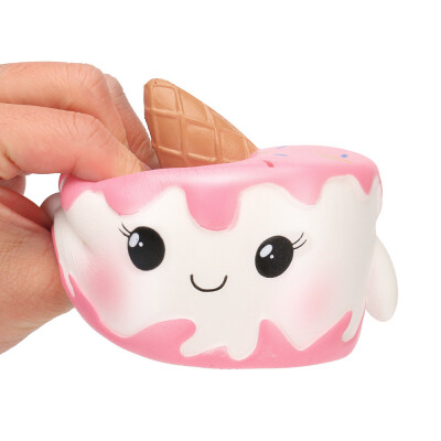 

Kawaii Jumbo Cartoon Cake Slow Rising Cream Scented Stress Reliever Toys