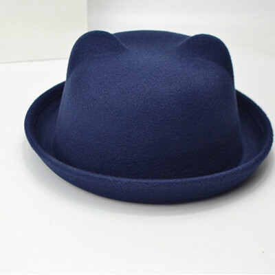 

Unisex British Style Cap Multi-color Curled Woolen Hat Jazz Cap Dome Hat