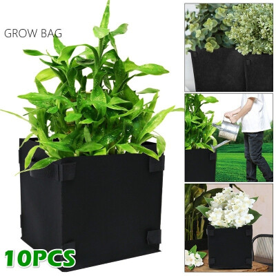 

104pcs Foldable Garden Plant Cultivation Bag Vegetable Pot DIY Garden Pot Garden Pot Organic Farming Bag with Handle