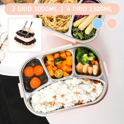 

Stainless Steel Thermal Insulated Lunch Box Bento Food Container For Women Kids