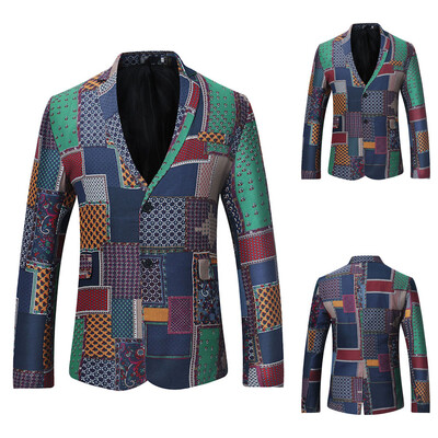 

Gobestart Mens Autumn Winter Formal Slim Long Sleeve Suit Jacket Trench Coat Top Blouse