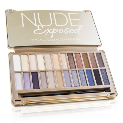 

BYS - Eyeshadow Palette 24x Eyeshadow 2x Applicator - Nude Exposed 24g08oz