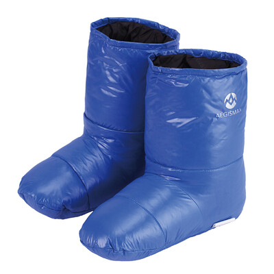 

1 Pair Duck Down Slippers Shoes Bootees Boots Footwear Camping Feet Cover Warm