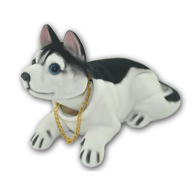 

Lifelike Shaking Head Doll Puppy Nodding Dog Toys Home Decor Car Ornaments Gifts