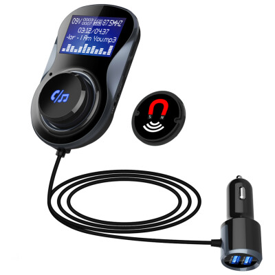 

Bluetooth FM Transmitter USB Ports Car Charger Audio Receiver Handsfree Mp3 player LCD display