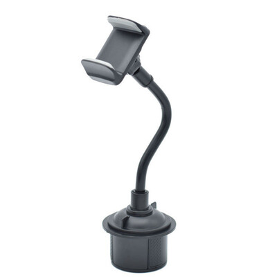 

Water Cup Long Hose Mobile Phone Bracket Black Car Shockproof Square Scratching