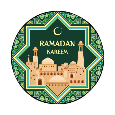 

Gobestart Ramadan Eid carpet For Home Moon Islam Muslim Festival Party Supplies