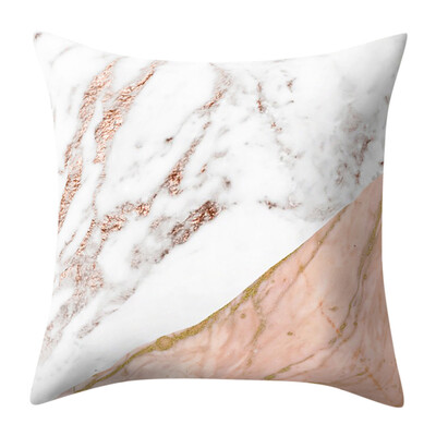 

〖Follure〗Geometric Marble Texture Throw Pillow Case Cushion Cover Sofa Home Decor
