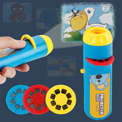 

Siaonvr Portable Flashlight Projection Realistic The Animal World Action Education Toy
