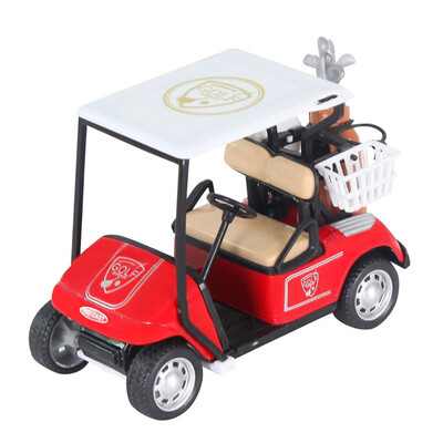 

Siaonvr NEW 120 Scale Mini Alloy Pull Back Golf Cart w Clubs Diecast Model Vehicle Toy