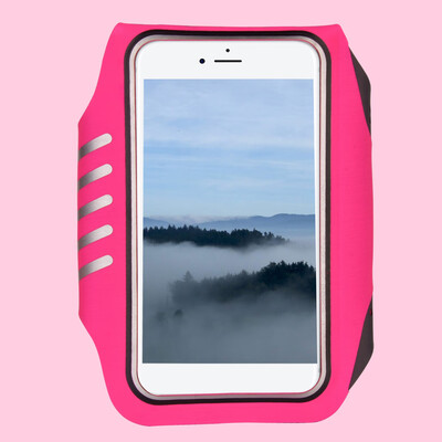 

Outdoor Sports Running Arm Bag Polyester Touch Screen Fingerprint Unlocking Breathable Mobile Phone Arm Band