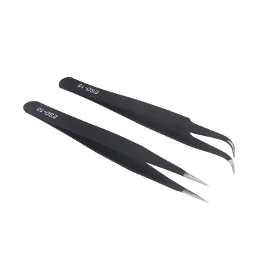 

2Pcs Acrylic Gel Nail Art Rhinestones Nipper Picking Tool Black