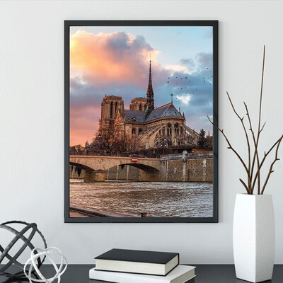 

Toponeto 5D DIY Diamond Painting Embroidery Round Diamond Home Decor Gift