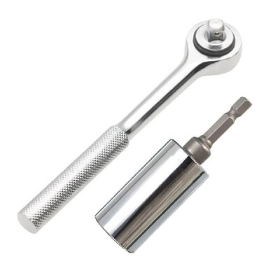 

3 PieceSet Self-Adjusting Universal Socket Wrench Set Sockets Sleeve 7-19mm Power Drill Ratchet Bushing Spanner Key Gator Magic G