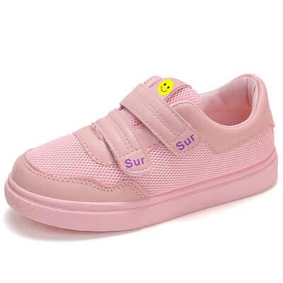 

Spring Summer Autumn smile Shoes for Girls Tenis Chaussure Enfant Kids sport shoes Sneakers Girl Pink Casual Shoes Cute