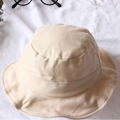 

Children Sun Hat Summer Bucket Beach Cap Wavy Brim Infant Toddler 3-6 Years Old