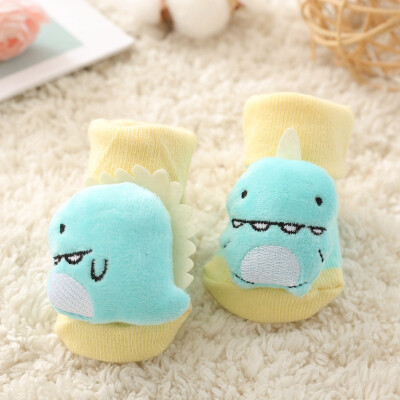 

Newborn Baby Cartoon Soft Soled Sock Boys Girls Infant Toddler Anti-slip Floor Socks 6 Colors