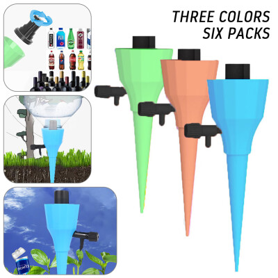 

6PCS Outdoor Indoor Plants Universal Self Watering Spikes with Slow Release Control Valve Automatic Flower Watering Machine