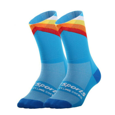 

1 Pair Socks Strips Middle Tube Sports Casual Trainer Footwear Outdoor Sports