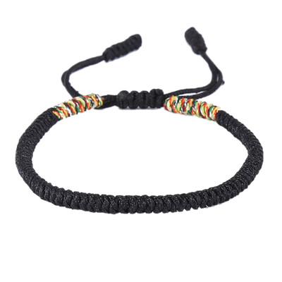 

Tibetan Buddhist Lucky Knot Bracelets & Bangles For Women Men Handmade Woven Rope Amulet Bracelet Jewelry Gifts
