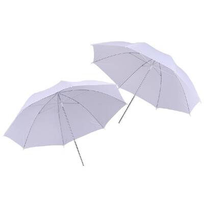 

Photo Studio Lighting Kit Set 2Pcs 2 Meters 66Ft Light Stand 2Pcs 33 Inch White Soft Light Umbrella 2Pcs 45W Light Bulb 2Pcs