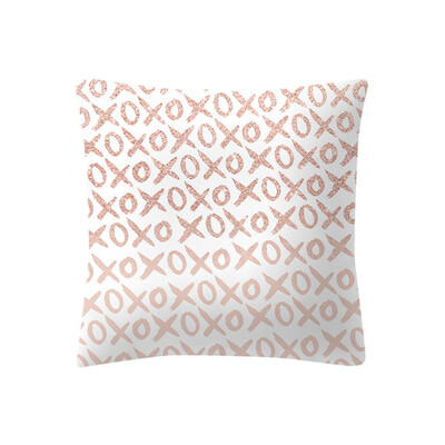 

〖Follure〗Rose Gold Pink Cushion Cover Square Pillowcase Home Decoratio