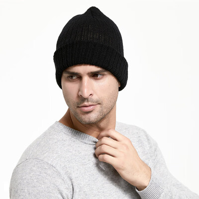 

Outdoor Mens Autumn And Winter Warm Knit at Cap Europe And America Daily Bean Hat