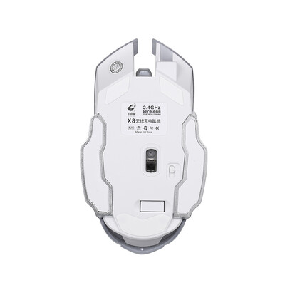 

Free Wolf Wireless Gaming Mouse 2400DPI 7 Breathing Lights Adjustable DPI Mice with 24G&10m33ft Long Transmission Noiseless