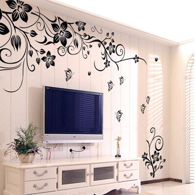 

DIY Wall Art Decal Decoration Fashion Romantic Flower Wall Sticker Wall Stickers Home Decor 3D Wallpaper