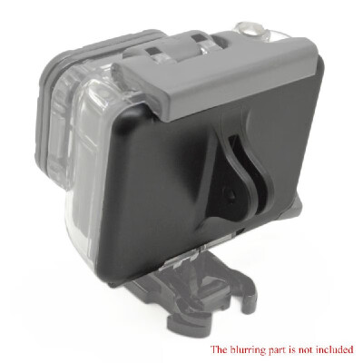 

Andoer 2 in 1 Skeleton Backdoors with Fixed Pin Block Waterproof Case Backdoor Perforated Backdoor Case Cover for GoPro Hero34