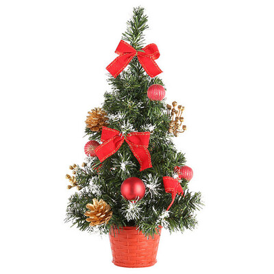 

Toponeto Artificial Tabletop Mini Christmas Tree Decorations Festival Miniature Tree 40cm
