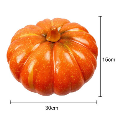 

Halloween Artificial Pumpkins Lifelike Foam Fruit Vegetable Fall Harvest Halloween Thanksgiving Home House Kitchen Decorations