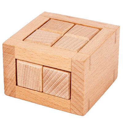 

Funny children Kong Ming Lock Toys Wooden Toy Unlock Puzzle Key Intellectual Educational Stress Release Kids Jigsaw