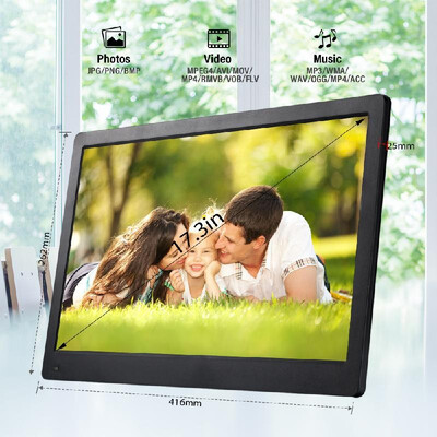 

Andoer 173 Inch Digital Photo Picture Frame FHD 19201080 IPS Screen Support CalendarClockMP3Photos1080P Video Player with 75