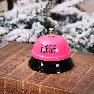 

Delicate Cute Service Bell With Anti-slip Base Metal Service Bell For Hotel Restaurant Desktop Decoration Accessories