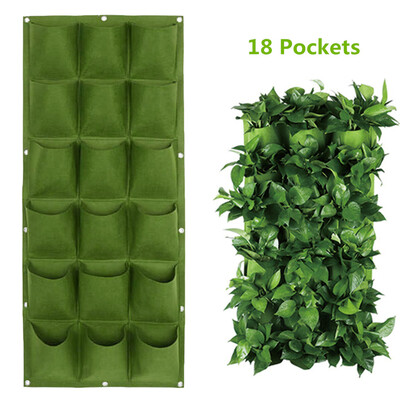 

Gobestart 9 Pocket Vertical Greening Hanging Wall Garden Plant Grow Pot Bag Planter