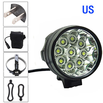 

XM- T6 9x 20000Lumen LED Bicycle Headlight Bike Head Light Lamp Cycling Parts