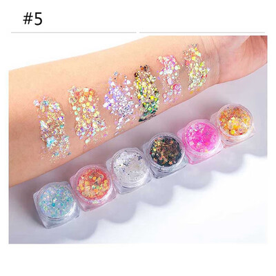 

Star Diamond Gel Sequins Eyeshadow Set Long Lasting Shiny Waterproof Luminous Glitter Eye Shadow