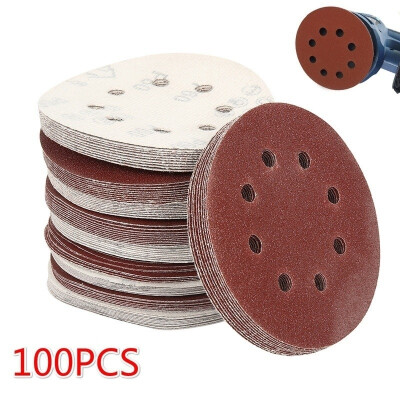 

10072PCS Sanding Discs 125mm Wear-Resistant Sandpaper To Fit Makita Bosch Tacklife