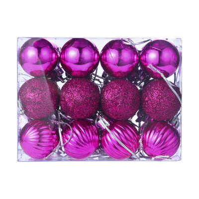 

Gobestart 24Pcs 30mm Christmas Xmas Tree Ball Bauble Hanging Home Party Ornament Decor