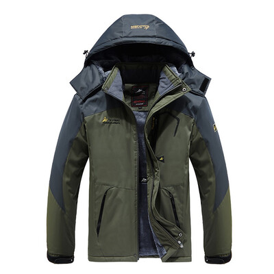 

Toponeto Men Waterproof Hoodie Waterproof Detachable Breathable Sport Outdoor Coat